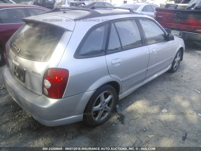 JM1BJ246621523925 - 2002 MAZDA PROTEGE PR5 银色 照片 4