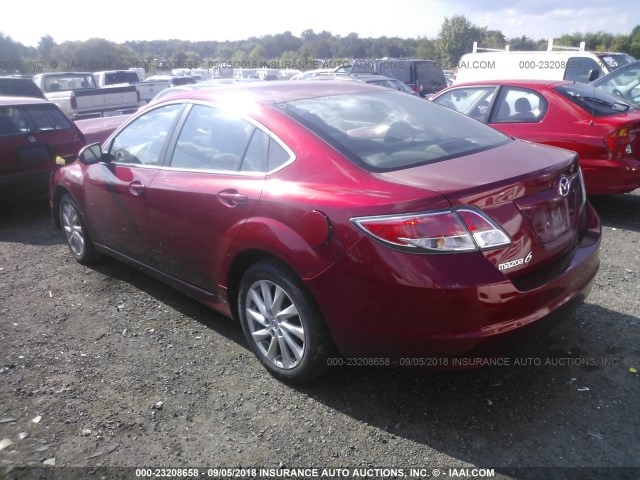 1YVHZ8DH4D5M00637 - 2013 MAZDA 6 TOURING RED photo 3