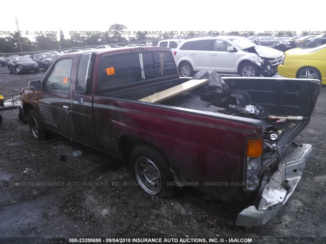 1N6HD16S4RC346891 - 1994 NISSAN TRUCK KING CAB SE RED photo 3