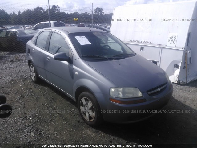KL1TD56636B618685 - 2006 CHEVROLET AVEO LS GRAY photo 1