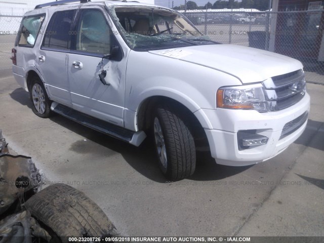 1FMJU1KTXHEA07943 - 2017 FORD EXPEDITION LIMITED WHITE photo 1