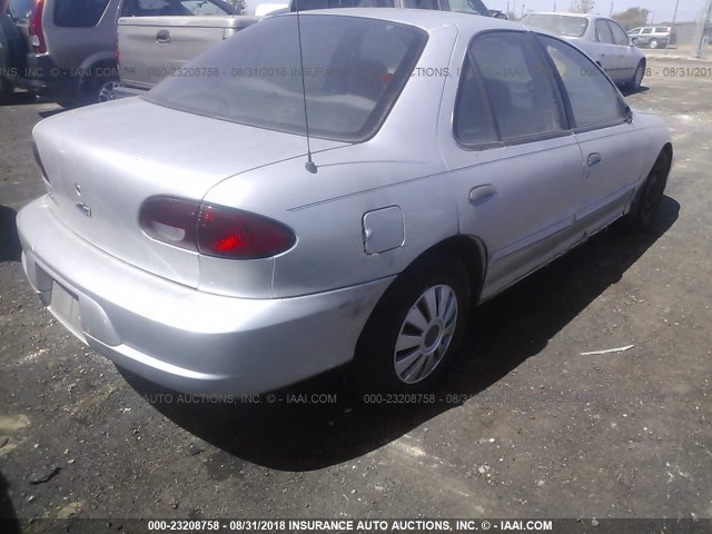 1G1JC524527281255 - 2002 CHEVROLET CAVALIER CNG SILVER photo 4