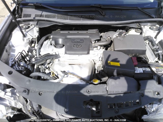 4T1BF1FK4CU168870 - 2012 TOYOTA CAMRY SE/LE/XLE 银色 照片 10