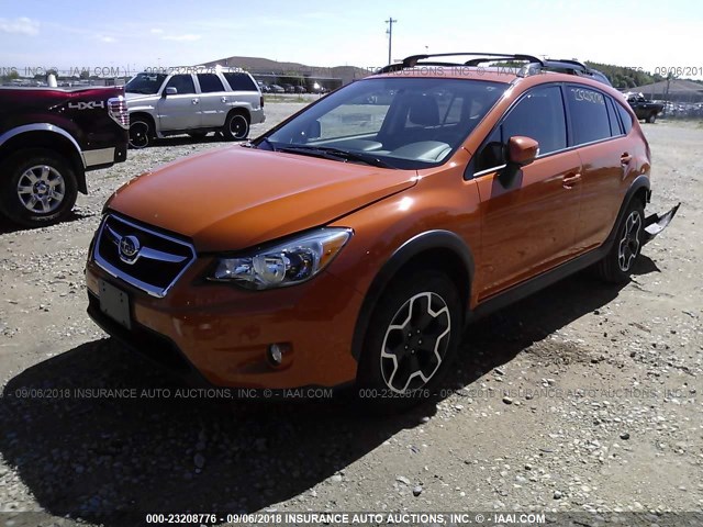 JF2GPAMC2F8282285 - 2015 SUBARU XV CROSSTREK 2.0 LIMITED ORANGE photo 2