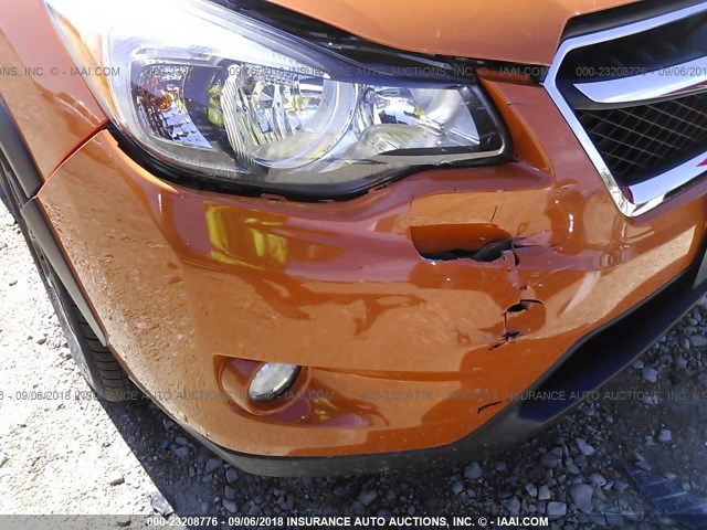 JF2GPAMC2F8282285 - 2015 SUBARU XV CROSSTREK 2.0 LIMITED ORANGE photo 6