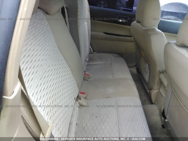 JF1SG65624G734534 - 2004 SUBARU FORESTER 2.5XS Марун фото 8