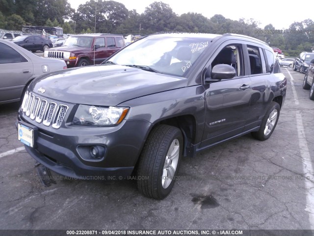 1C4NJDEB6GD714478 - 2016 JEEP COMPASS LATITUDE 灰色 照片 2