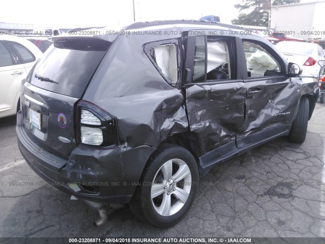 1C4NJDEB6GD714478 - 2016 JEEP COMPASS LATITUDE 灰色 照片 4
