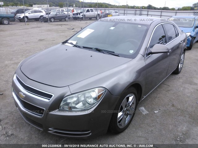 1G1ZC5EB5AF107655 - 2010 CHEVROLET MALIBU 1LT ყავისფერი ფოტო 2