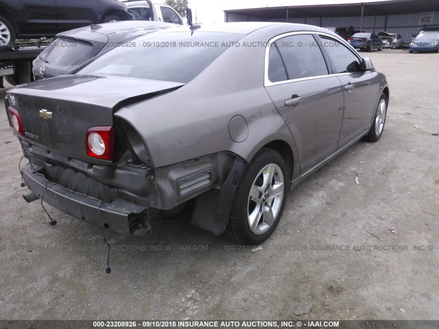 1G1ZC5EB5AF107655 - 2010 CHEVROLET MALIBU 1LT ყავისფერი ფოტო 4