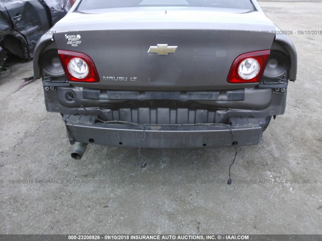 1G1ZC5EB5AF107655 - 2010 CHEVROLET MALIBU 1LT ყავისფერი ფოტო 6