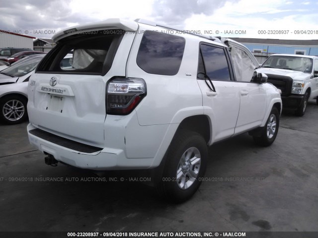 JTEZU5JR7E5082529 - 2014 TOYOTA 4RUNNER SR5/LIMITED WHITE photo 4