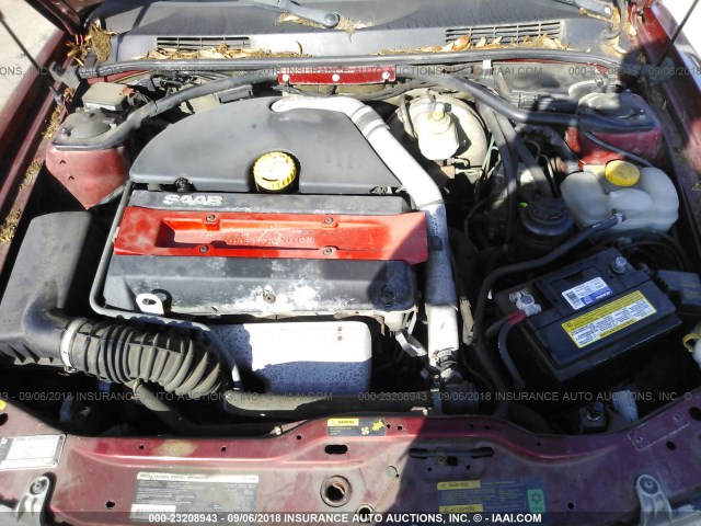 YS3DF78N0X7001684 - 1999 SAAB 9-3 SE RED photo 10