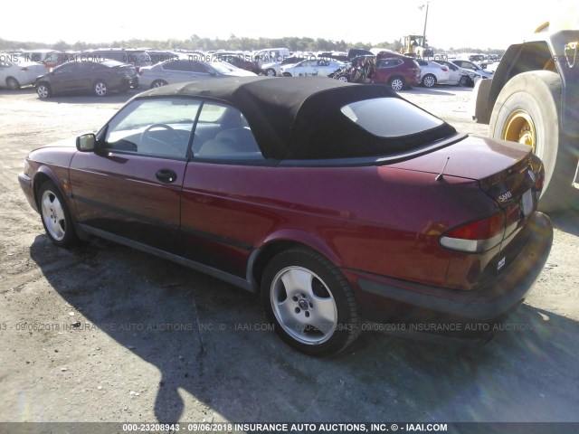 YS3DF78N0X7001684 - 1999 SAAB 9-3 SE RED photo 3