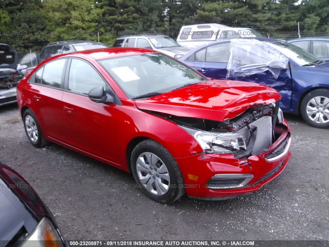 1G1PC5SH6G7183548 - 2016 CHEVROLET CRUZE LIMITED LS RED photo 1