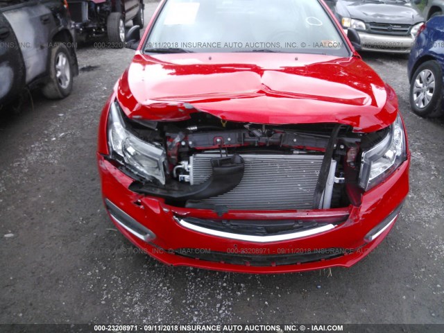 1G1PC5SH6G7183548 - 2016 CHEVROLET CRUZE LIMITED LS RED photo 6