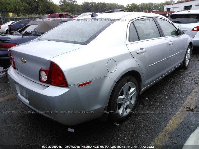 1G1ZB5E04CF182383 - 2012 CHEVROLET MALIBU LS Gümüş foto 4