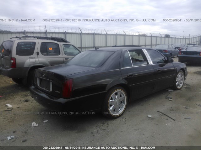 1G6KF57995U241437 - 2005 CADILLAC DEVILLE DTS BLACK photo 4