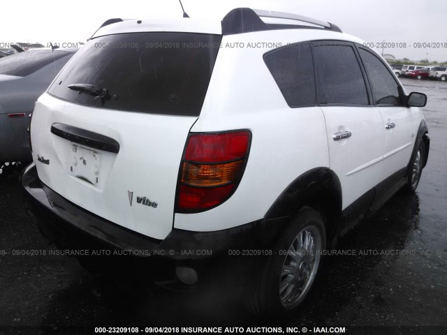 5Y2SL65896Z441633 - 2006 PONTIAC VIBE WHITE photo 4