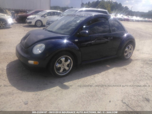 3VWDD21C52M415726 - 2002 VOLKSWAGEN NEW BEETLE GLX 蓝色 照片 2