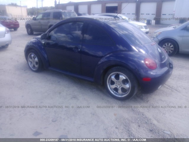 3VWDD21C52M415726 - 2002 VOLKSWAGEN NEW BEETLE GLX 蓝色 照片 3
