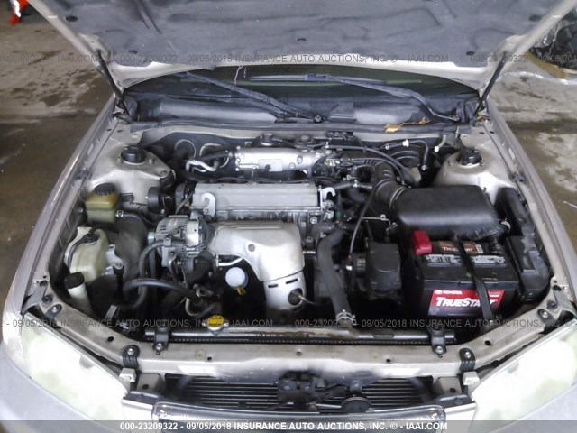 4T1BG22K61U109986 - 2001 TOYOTA CAMRY CE/LE/XLE 棕色 照片 10