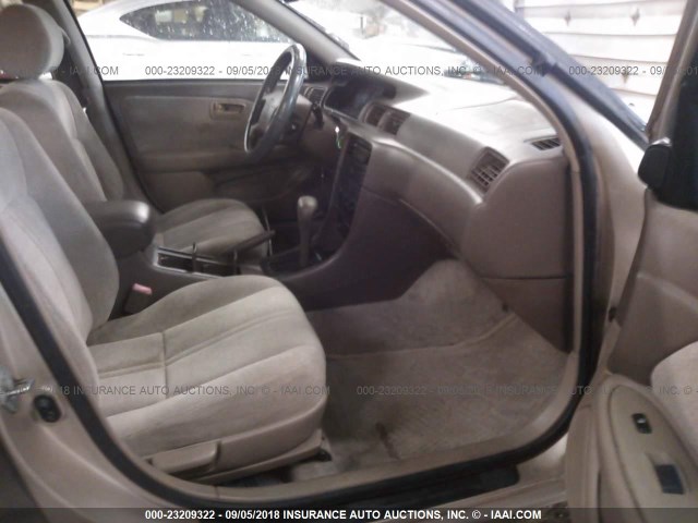 4T1BG22K61U109986 - 2001 TOYOTA CAMRY CE/LE/XLE 棕色 照片 5