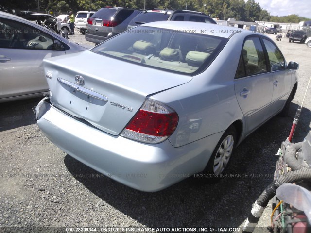 4T1BE32K25U968171 - 2005 TOYOTA CAMRY LE/XLE/SE Mavi foto 4