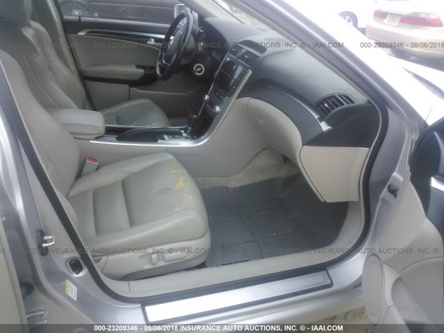 19UUA66257A016968 - 2007 ACURA TL SILVER photo 5