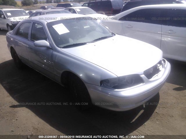 1YVGF22D6Y5133539 - 2000 MAZDA 626 ES/LX SILVER photo 1