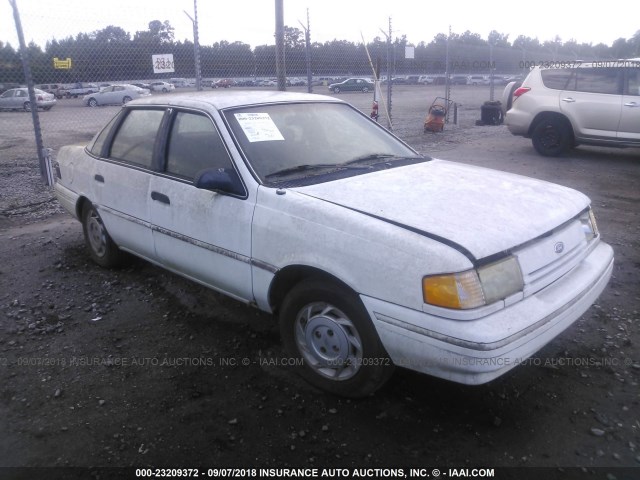 1FAPP36X5NK118367 - 1992 FORD TEMPO GL WHITE photo 1