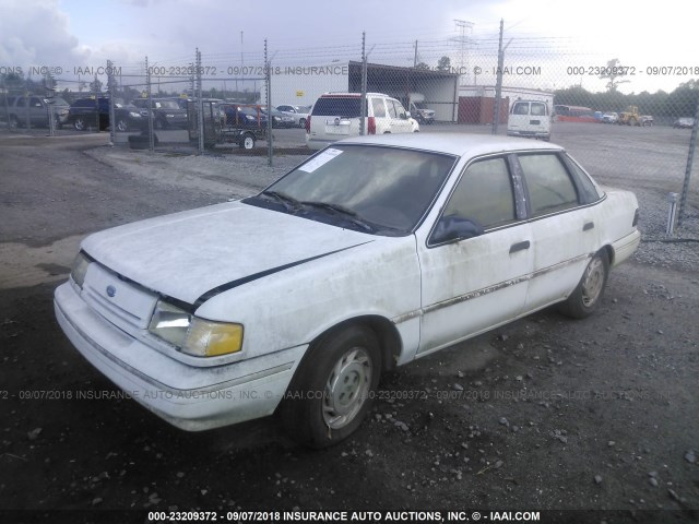 1FAPP36X5NK118367 - 1992 FORD TEMPO GL WHITE photo 2