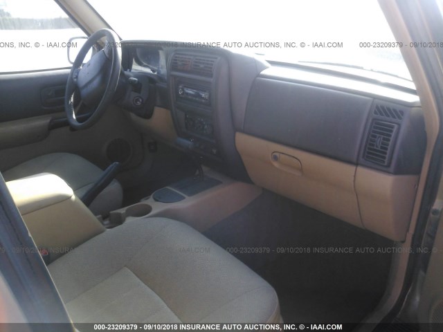 1J4FT58S3YL102529 - 2000 JEEP CHEROKEE CLASSIC TAN photo 5