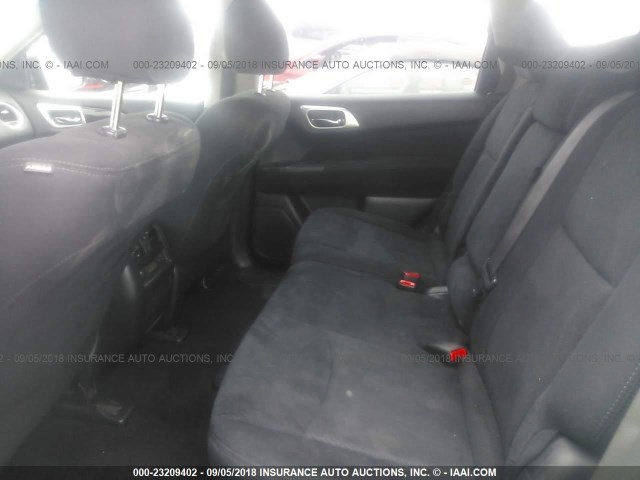 5N1AR2MN1FC714640 - 2015 NISSAN PATHFINDER S/SV/SL/PLATINUM GRAY photo 8