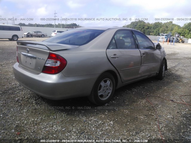 4T1BF30K92U012942 - 2002 TOYOTA CAMRY LE/XLE/SE 棕色 照片 4