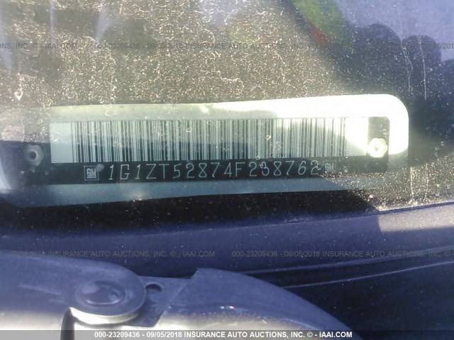 1G1ZT52874F238762 - 2004 CHEVROLET MALIBU LS Gümüş foto 9