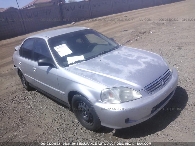 2HGEJ6619YH551865 - 2000 HONDA CIVIC SE SILVER photo 1