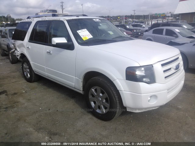 1FMFU19539EA78660 - 2009 FORD EXPEDITION LIMITED WHITE photo 1