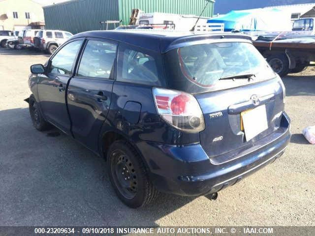 2T1LR32E36C561210 - 2006 TOYOTA COROLLA MATRIX XR BLUE photo 3
