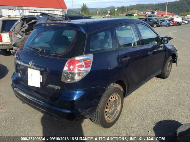 2T1LR32E36C561210 - 2006 TOYOTA COROLLA MATRIX XR BLUE photo 4