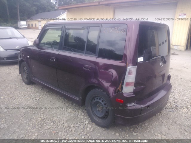 JTLKT334950219700 - 2005 TOYOTA SCION XB Lila Foto 3