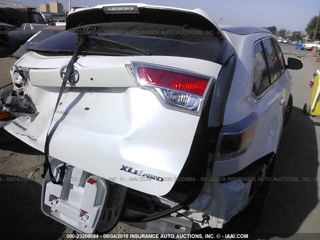 5TDJKRFH2GS240111 - 2016 TOYOTA HIGHLANDER XLE თეთრი ფოტო 4