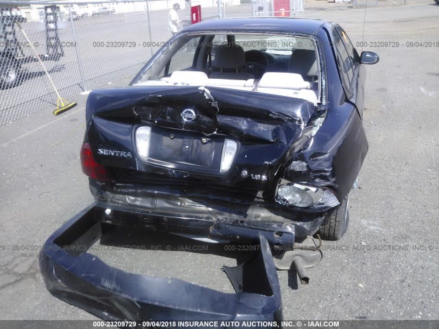 3N1CB51D96L639837 - 2006 NISSAN SENTRA 1.8/1.8S BLACK photo 6