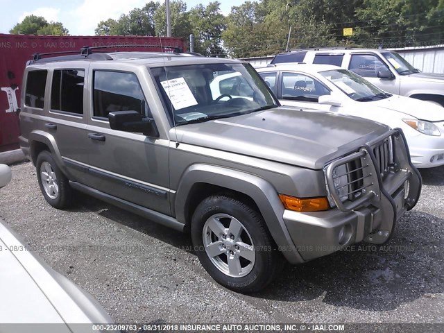 1J8HG48N06C322952 - 2006 JEEP COMMANDER GOLD photo 1