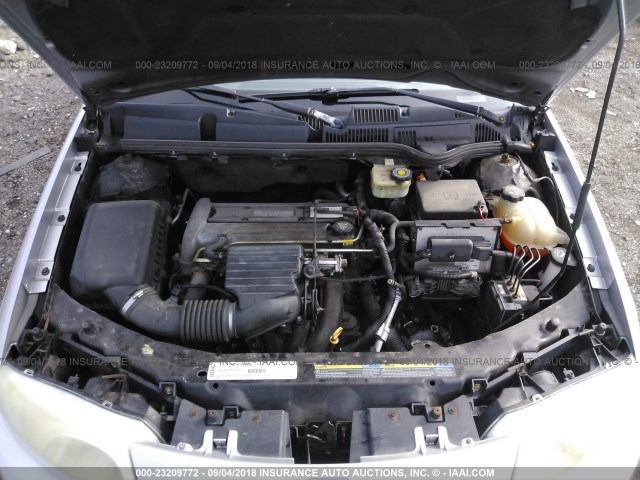 1G8AJ52F53Z207056 - 2003 SATURN ION LEVEL 2 银色 照片 10