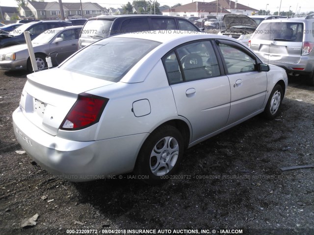 1G8AJ52F53Z207056 - 2003 SATURN ION LEVEL 2 银色 照片 4