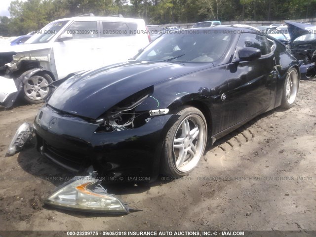 JN1AZ44E89M408228 - 2009 NISSAN 370Z BLACK photo 2