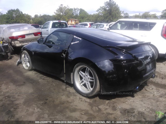 JN1AZ44E89M408228 - 2009 NISSAN 370Z BLACK photo 3