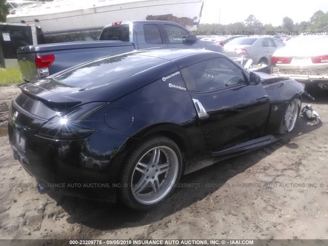 JN1AZ44E89M408228 - 2009 NISSAN 370Z BLACK photo 4