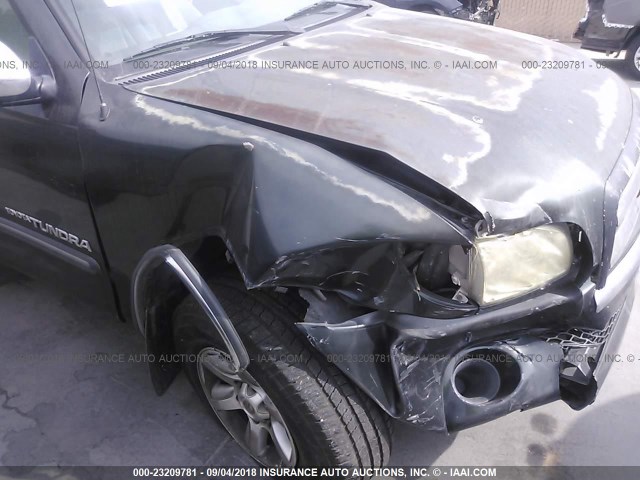 5TBRT34175S459235 - 2005 TOYOTA TUNDRA ACCESS CAB SR5 GREEN photo 6